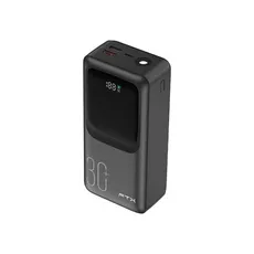 CARGADOR PORTATIL FTX 30000MAH 22.5W PB-30LCD-BK POWER BANK NEGRO C/CABLE INTEGRADO
