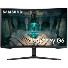 Monitor Gamer Curvo Samsung Odyssey G6 27” QHD 240Hz 1ms 1000R Smart WiFi LS27BG652ENXGO HDMI + DisplayPort