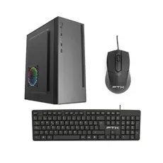 GABINETE KIT FTX PCC-5W3SK C/FUENTE 500W MOUSE+TECL/ESP ATX/MATX/ITX 