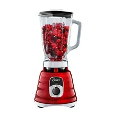 Licuadora clásica Oster con perilla ergonómica de 3 velocidades - Roja
