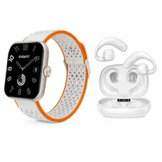 Combo Papá FTX Reloj Smartwatch FTX  FTXUB6M-SVBW + AURICULAR CON MICROFONO FTX TOUCH/IPX4 