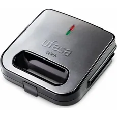 Sandwichera Ufesa SW7870 Delish Inox para 2 Sándwiches 900W