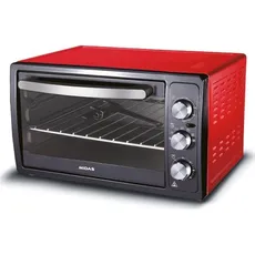 Horno Eléctrico Midas MD-HE46RC 46 Litros Convección 2000W Rojo