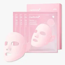 Mascarilla Facial MEDICUBE PDRN Pink Lift Up Mask Box Set - 34G x 4