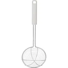Espumadera KitchenAid KHA010OHPNG de acero inoxidable para frituras de 36 cm - Blanco