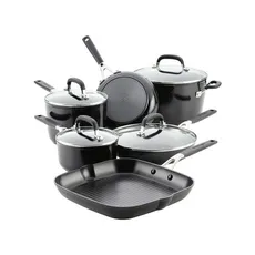 Juego de ollas de Cocina Antiadherente KitchenAid 84800 10 Piezas – Negro Ónix
