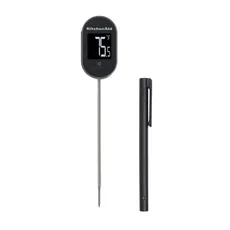 Termómetro Digital Instantáneo KitchenAid KQ904G con Sonda Pivotante – Negro
