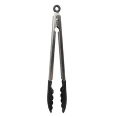 Pinza Multiusos KitchenAid KQG094OHOBE 29 cm de Acero Inoxidable con Punta de Silicona – Negro
