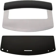 Cuchillo Mezzaluna KitchenAid KQG173OHOBE 15 cm de Acero Inoxidable – Negro