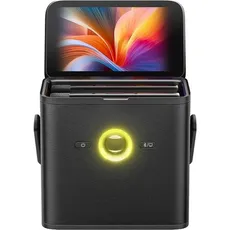 Parlante de Karaoke Joog Shell S3 Black 80W Pantalla 7" 2x Micrófonos inalámbricos