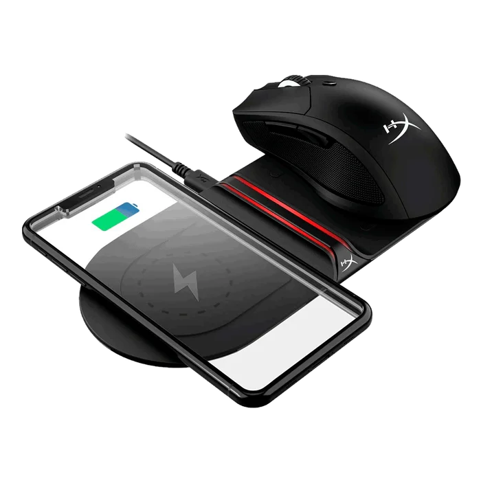 CARGADOR INALAMRICO HYPERX HX-CPBS-A CHARGEPLAY BASE W. QI 15W/USB/NEGRO