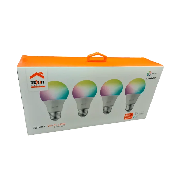FOCO IOT NEXXT KIT DE 4 COLOR 110V 9W A19 E26/27 NHB-C110