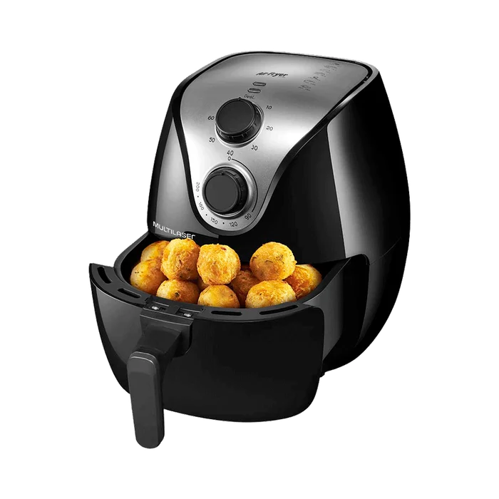 FREIDORA SIN ACEITE MULTILASER CE022 4L 1500W 220V NEGRO