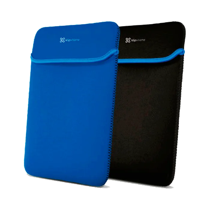 FUNDA P/NB KLIP KNS-415BL KOLOURS 15.6" REVERSIBLE AZUL/NEGRO