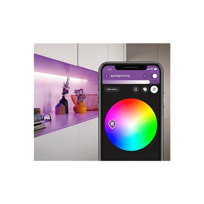 IOT PHILIPS KIT BASE CINTA LED COLOR HUE PLUS V4 EMEA 20W/2M