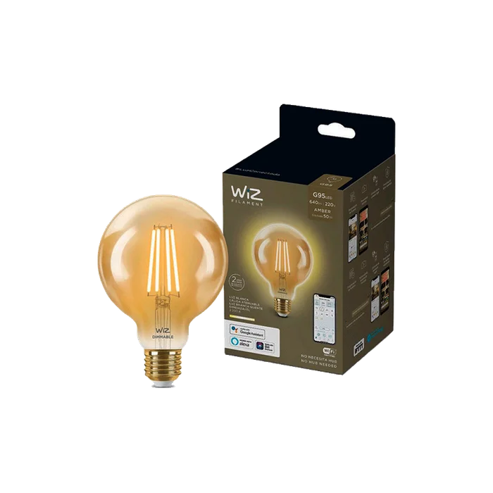 IOT WIZ FOCO FILAMENTO 220V 6.9W G95 E27 LUZ CALIDA