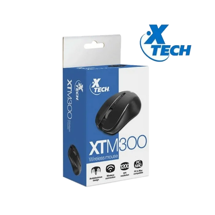 MOUSE XTECH W. XTM-300 1200DPI/NEGRO