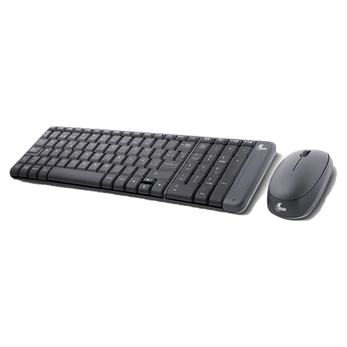 TECLADO CON MOUSE XTECH WIR XTK-310S ESP/ NEGRO