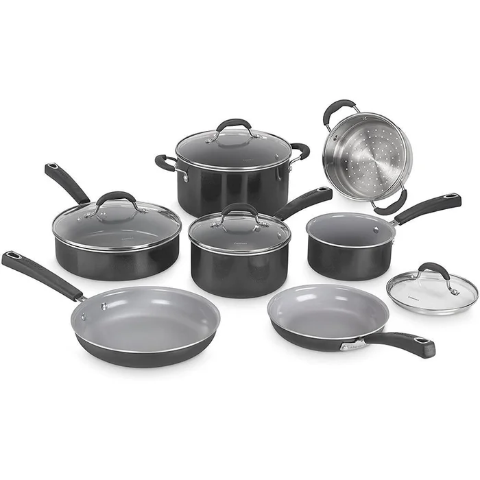 Juego de Ollas Cuisinart 54C-11 Antihaderente Ceramica - 11 Piezas
