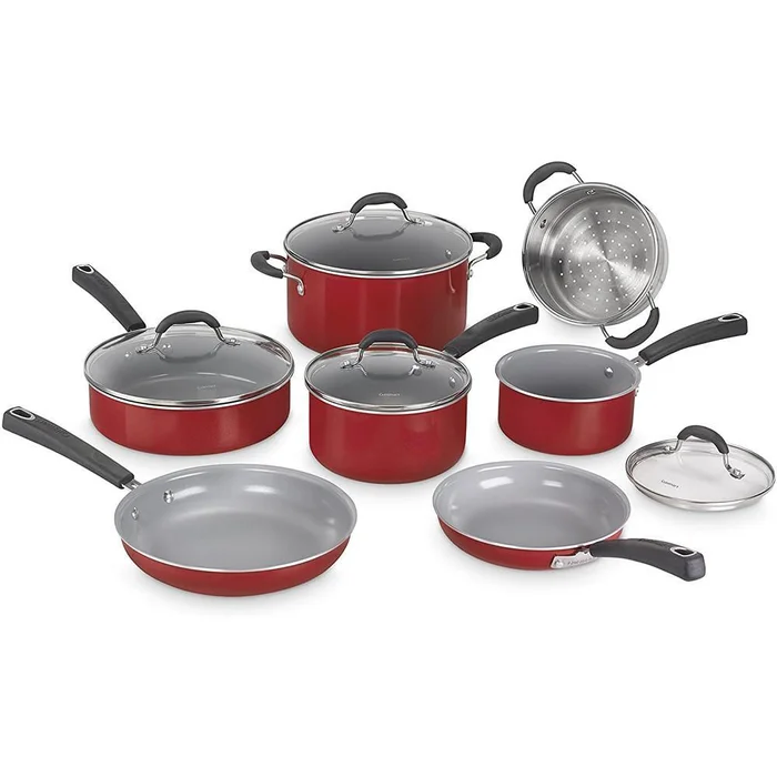 Juego de Ollas Cuisinart 54C-11 Antihaderente Ceramica - 11 Piezas