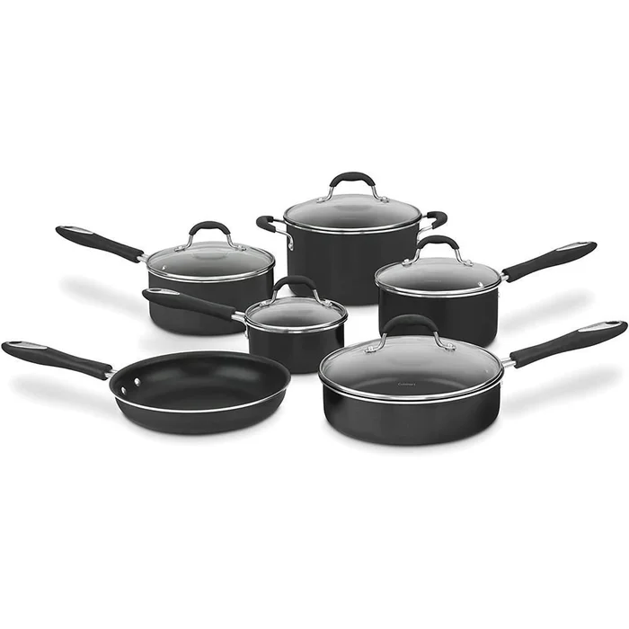 Juego de Ollas Cuisinart 55-11R Advantage Antiaderente - 11 Piezas