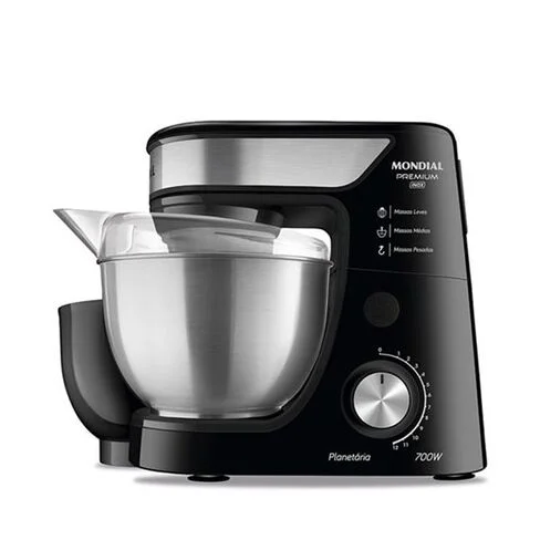 Batidora Mondial Planetaria Premium Inox Black BP-02P-B-TI