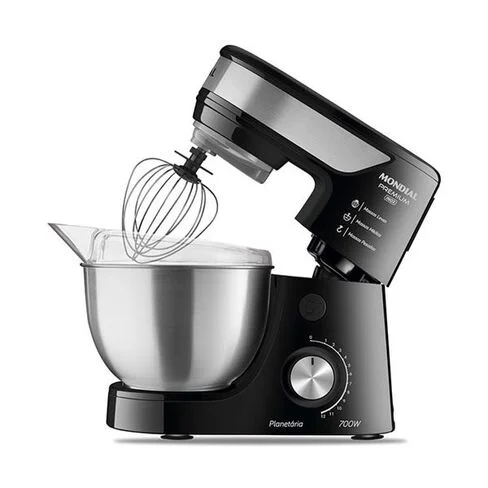 Batidora Mondial Planetaria Premium Inox Black BP-02P-B-TI
