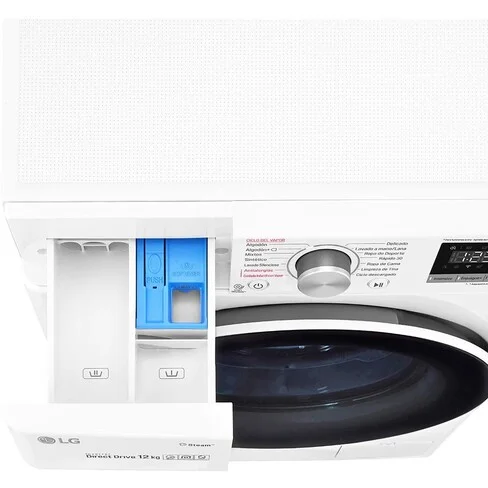 Lavarropas LG de Carga Frontal Inverter 12Kg WM12WVC4S6