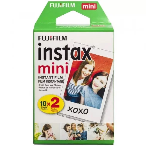 Pelicula Fujifilm Instax Mini de 8.6x5.4cm (20 unidades)