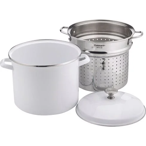 Olla A Vapor Cuisinart EOS126-28WS Stockpot Chef's Classic - 12 Litros