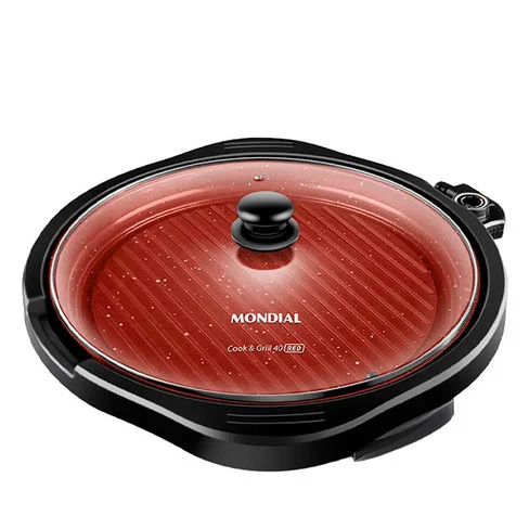 Grill Redondo Mondial Cook & Grill Ceramic G-03-R