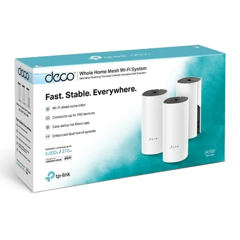 Sistema Wi-Fi Mesh para toda la Casa AC1200 Deco M4(3-pack)