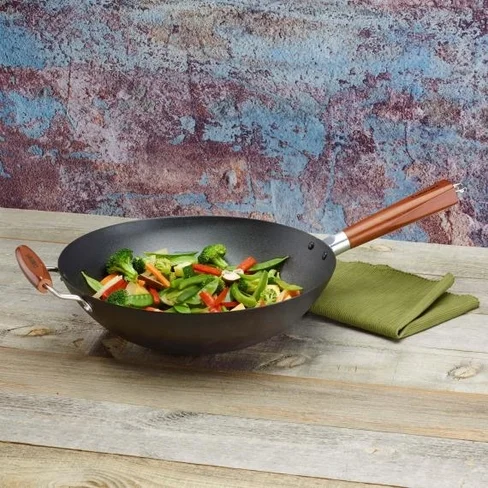 Freidora Wok Cuisinart CSW26-36H 35CM Con Asa Auxiliar Negro