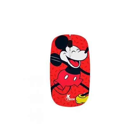MOUSE XTECH WIRELESS XTM-D340MK MICKEY MOUSE XTECH 1600DPI/4 BOT/ROJO