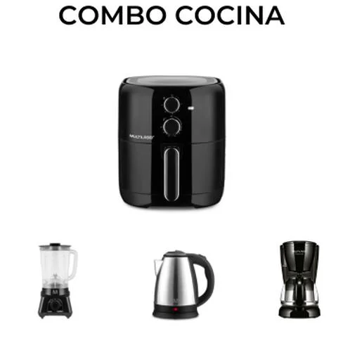 ¡COMBO EQUIPA TU COCINA! JARRA ELECTRICA + CAFETERA + FREIDORA SIN ACEITE + LICUADORA