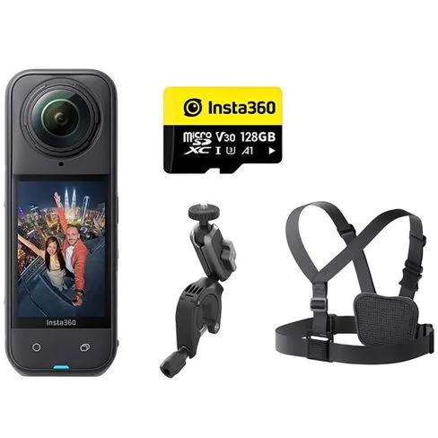 Cámara de Acción Insta360 X5 8K CINSAAHA Cycling Bundle (X511)