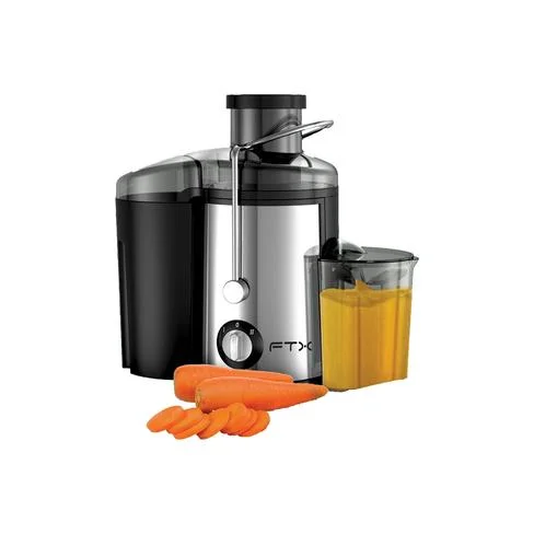 EXTRACTOR DE JUGO FTX 1000W 1.2L 220V/ 2 VELOCIDADES NEGRO/ACERO INOXIDABLE J-L1
