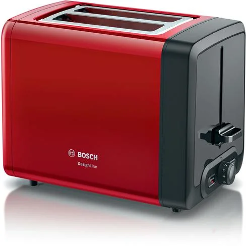 Tostadora Bosch DesignLine TAT3P423 para 2 Rebanadas 970 W