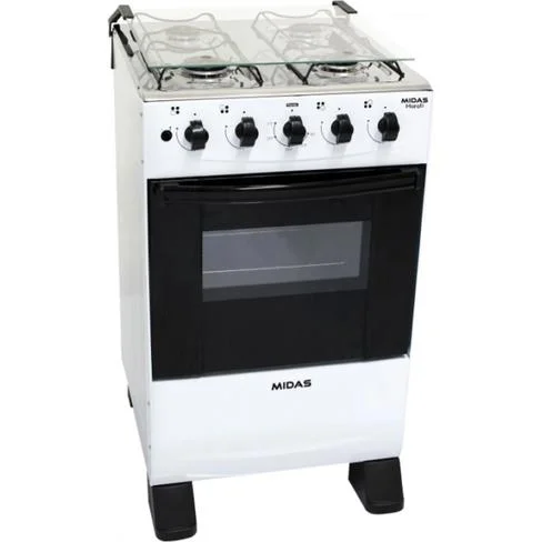 Cocina a Gas Midas Morotí 4 Hornallas con Encendido Eléctrico - Blanca