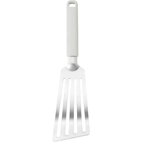 Espátula perforada KitchenAid KHA024OHPNG de acero inoxidable flexible de 32 cm - Blanco