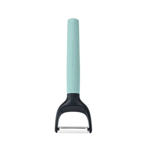 Pelador de Verduras KitchenAid KAS145OHMIG Formato Y de Acero Inoxidable Soft Grip – Celeste