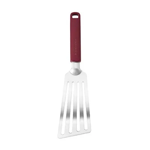Espátula Perforada Flexible KitchenAid KHA024OHEREG de Acero Inoxidable 32 cm – Rojo Imperial