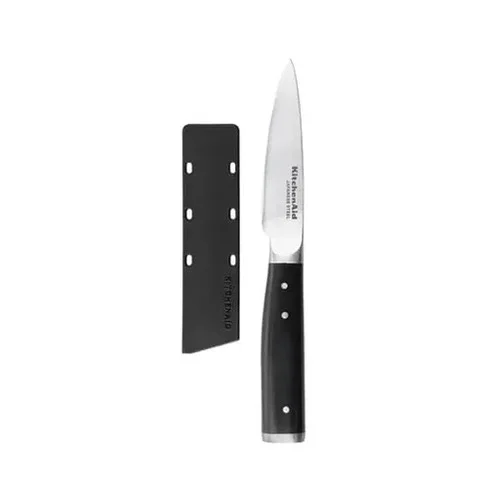 Cuchillo para Pelar KitchenAid KOG35ASSOHOBA 9 cm de Acero Japonés con Funda – Negro