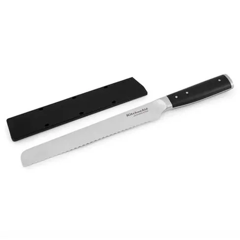 Cuchillo para Pan KitchenAid KOG8IRSSOHOBA 20 cm de Acero Japonés con Funda – Negro
