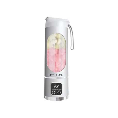 LICUADORA PORTATIL FTX 25W RECARGABLE 3 FUNCIONES BLANCO PB-WH