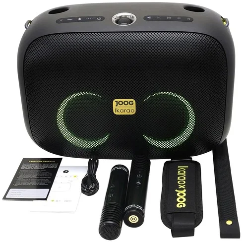 Parlante Joog Bold XS-1000 300W TWS con 2 micrófonos inalámbricos