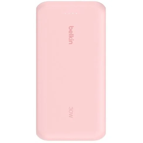 Cargador portátil belkin boostcharge 20k 20000mah con cable usb-c integrado 30w