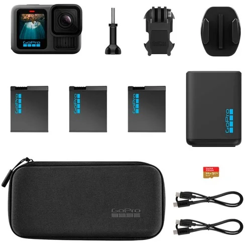 Cámara Deportiva GoPro Hero13 CHDRB-134-RW 6.0 wifi kit de alimentación ampliada