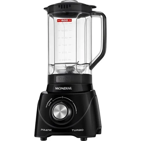 Licuadora Mondial Practi Turbo L-98-B 550W 2.2L Negra 220V