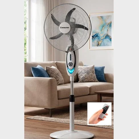 Ventilador de Pie Consumer a Batería Recargable 16”